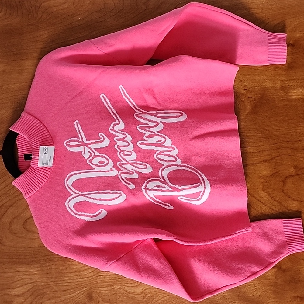Pink Kneaded Styling Sweater